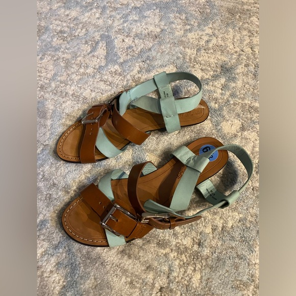Size 6.5 Rebecca Minkoff Leather Sandals - Picture 6 of 10